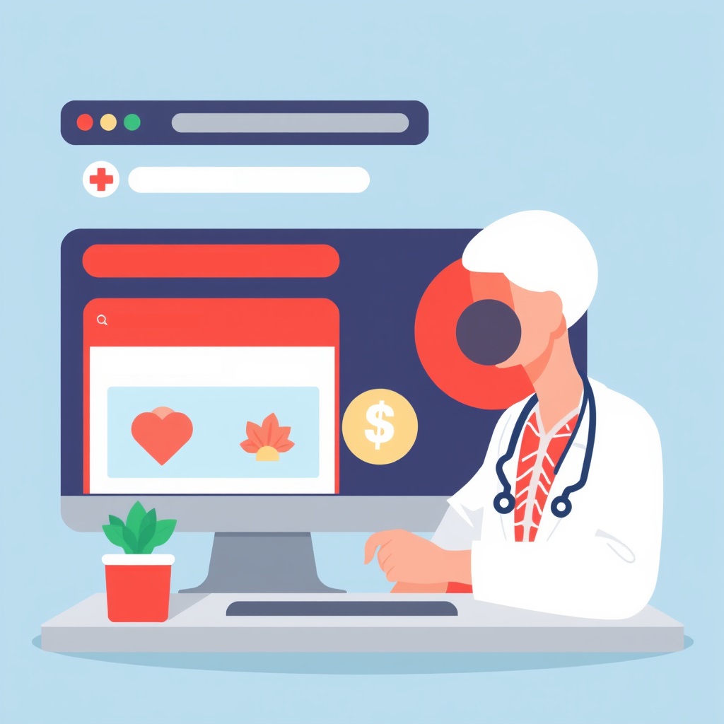 Medical Database Illustration